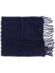 الصورة 1 من Giorgio Armani Pre-Owned وشاح كلاسيكي منسوج وبشراشيب