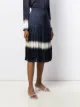 Tory Burch falda estampada plisada