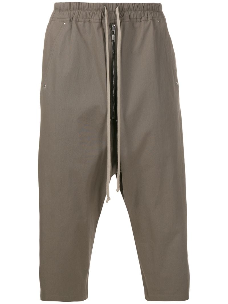 Rick Owens Hardware-embellished Trousers In Grey