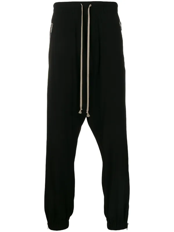 side zip track pants