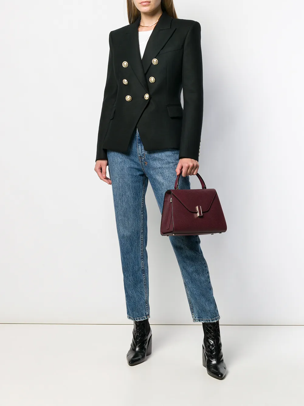 Valextra Iside medium tas - Rood