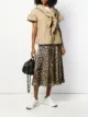 الصورة 2 من Moschino Pre-Owned سترة مبطنة بثنيات وأكمام قصيرة 1990