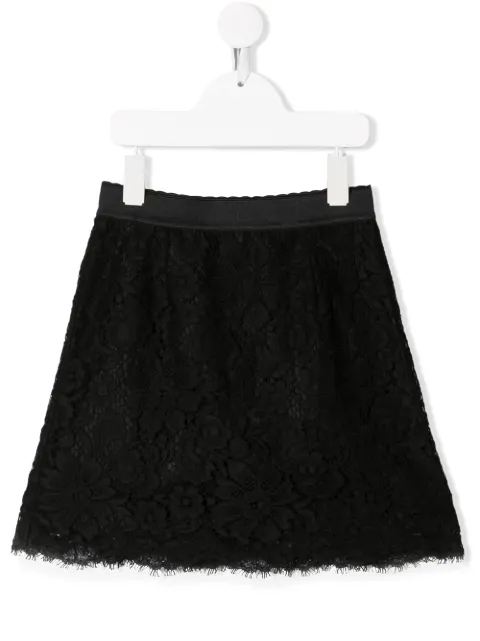 Dolce & Gabbana Kids lace skirt