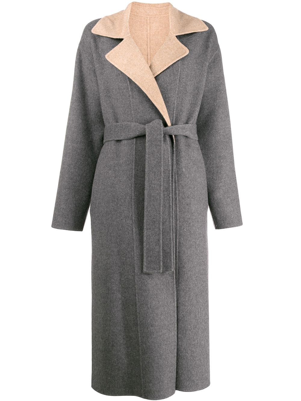 фото Givenchy двустороннее пальто с поясом