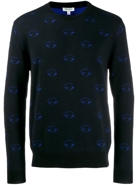 Kenzo eye pattern jumper