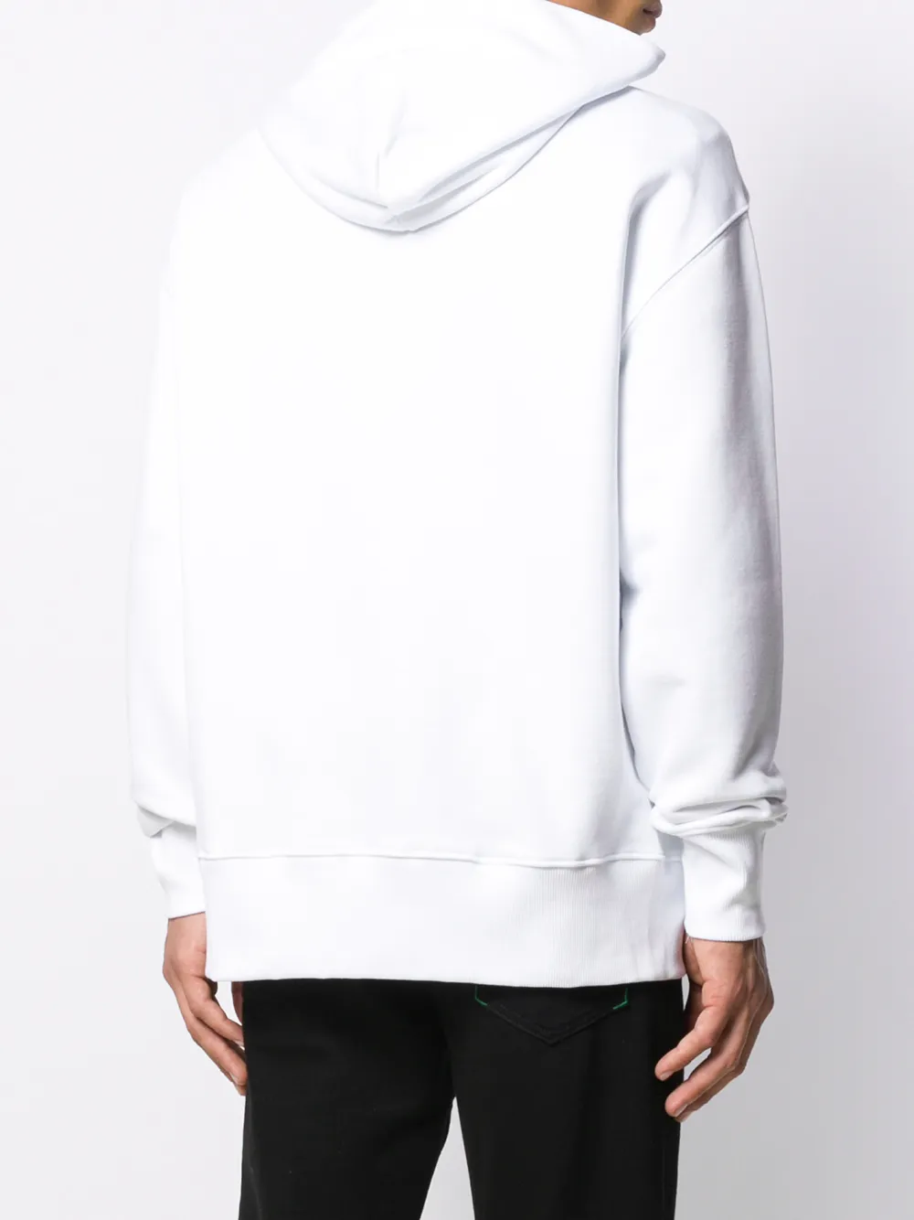 tommy jeans logo drawstring hoodie