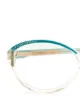 Yves Saint Laurent Pre-Owned نظارة بإطار شفاف