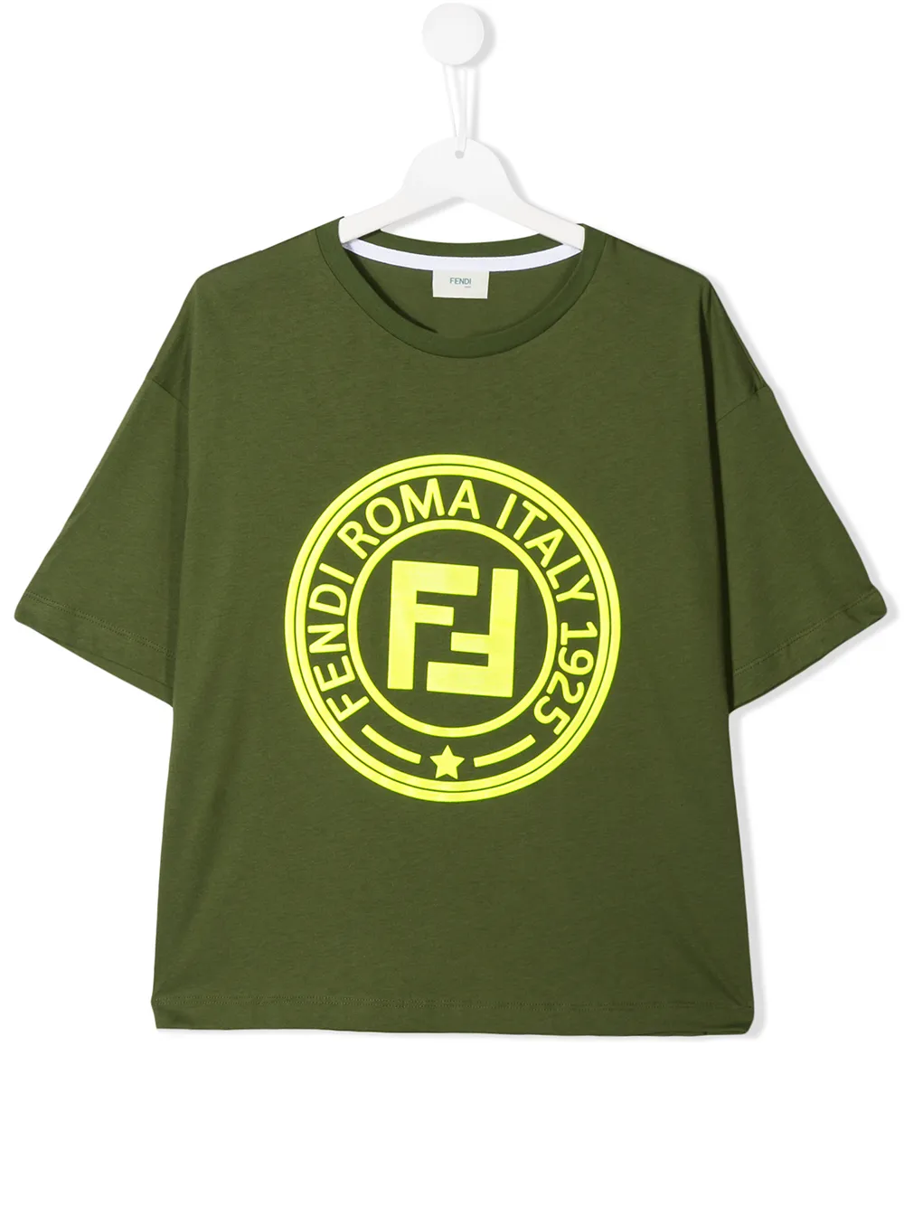 Fendi Kids футболка с логотипом FF Fendi Kids футболка с логотипом FF