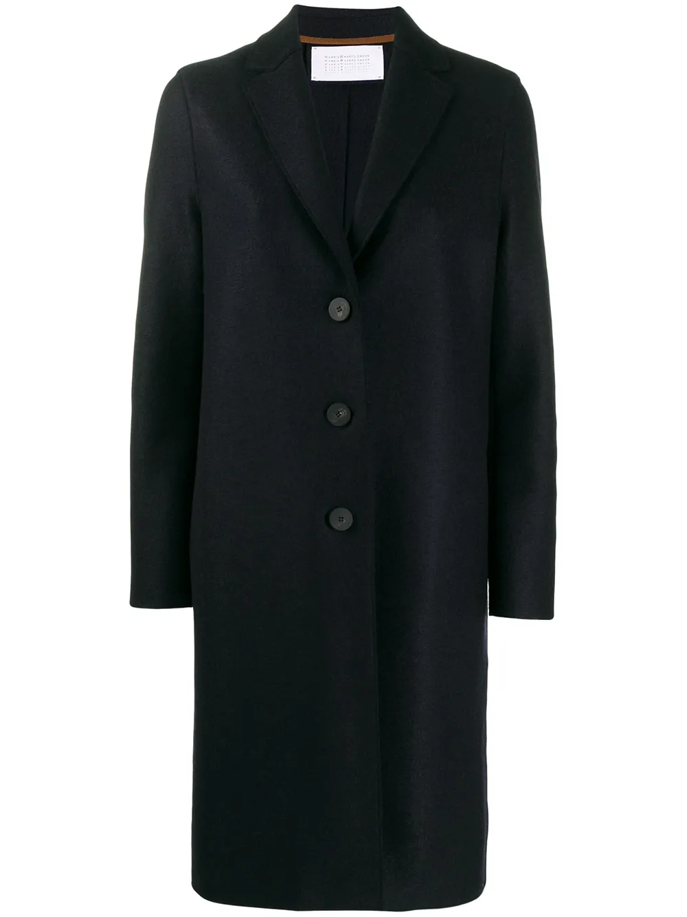 

Harris Wharf London single breasted coat - Blue