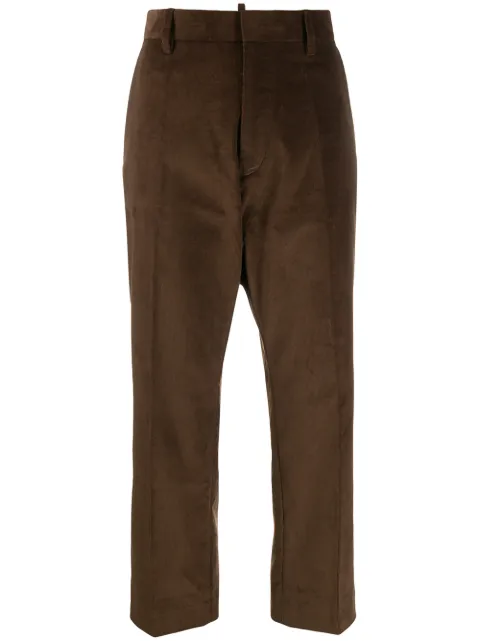 DSQUARED2 cropped corduroy trousers