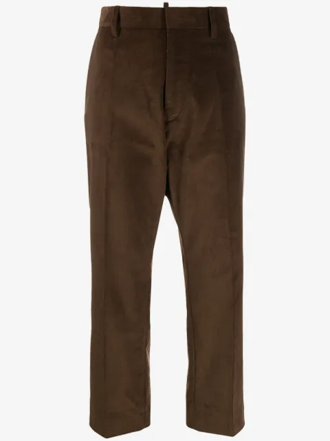 DSQUARED2 pantalones de pana estilo capri