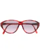 الصورة 1 من Valentino Pre-Owned نظارة شمسية بإطار بيضاوي