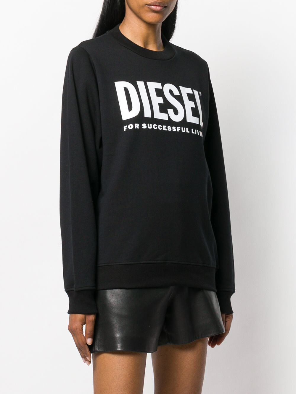 Diesel Logo Print Sweatshirt - Farfetch