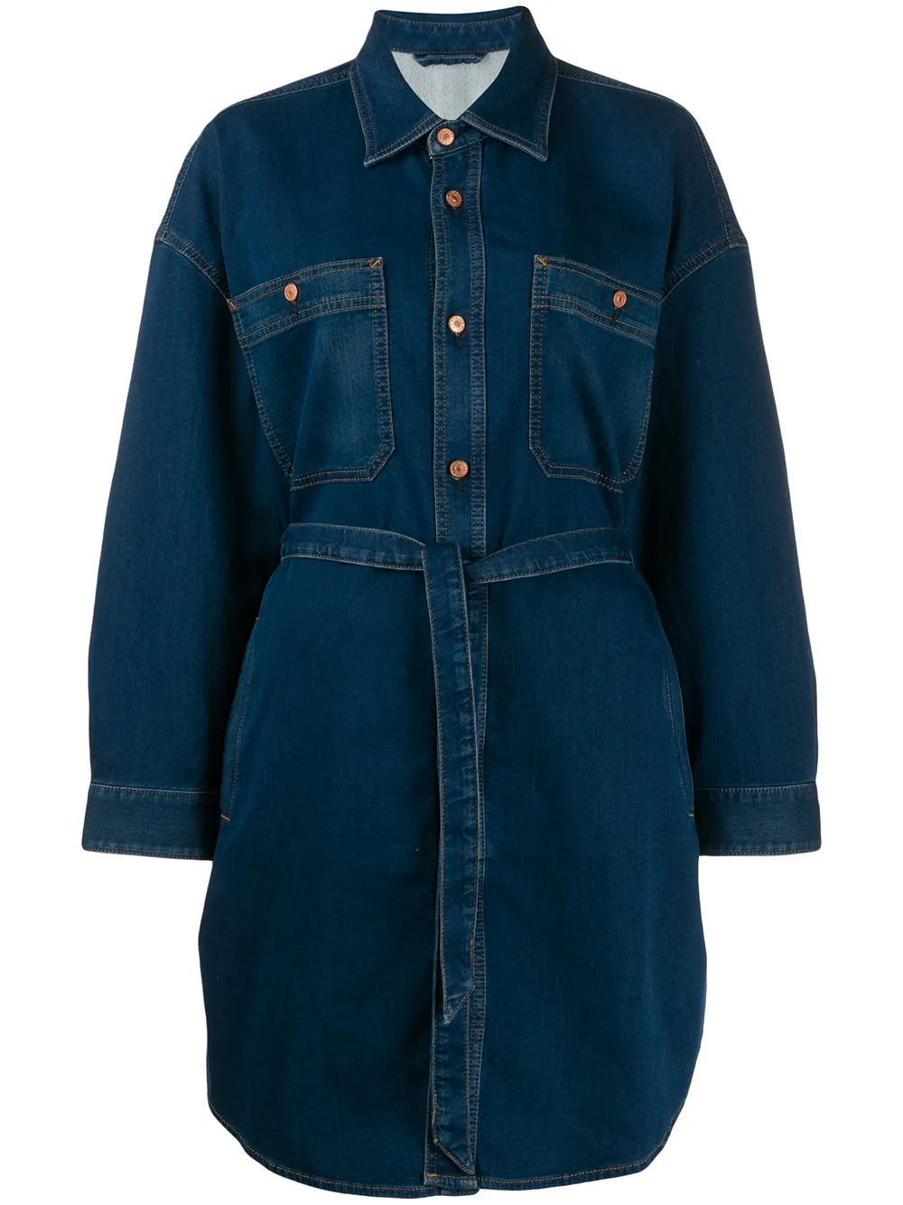 Diesel Jeans-Hemdkleid - Blau