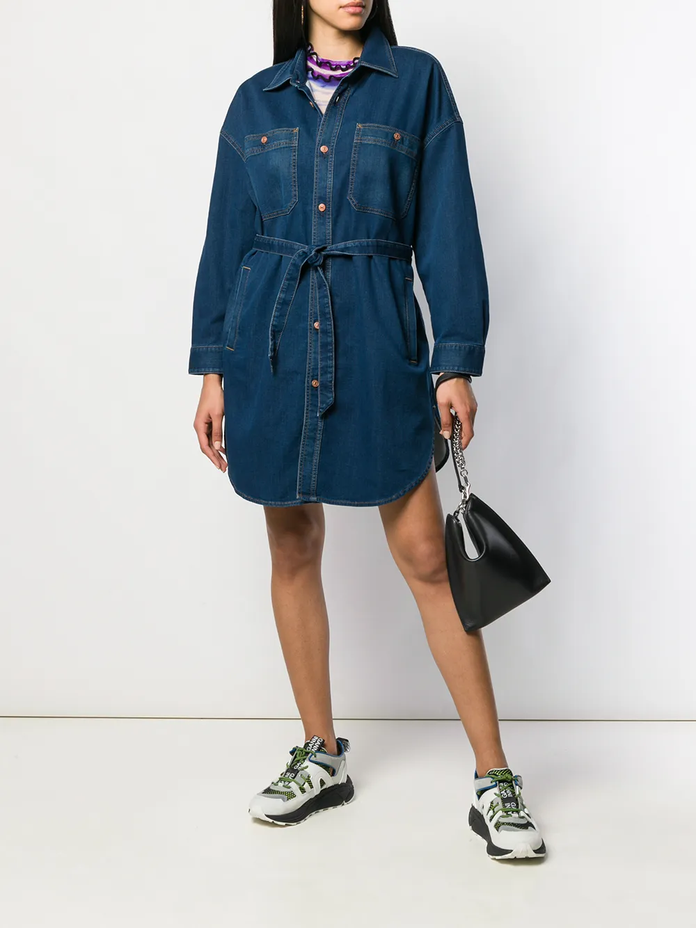  Diesel Jeans Hemdkleid   Blau 