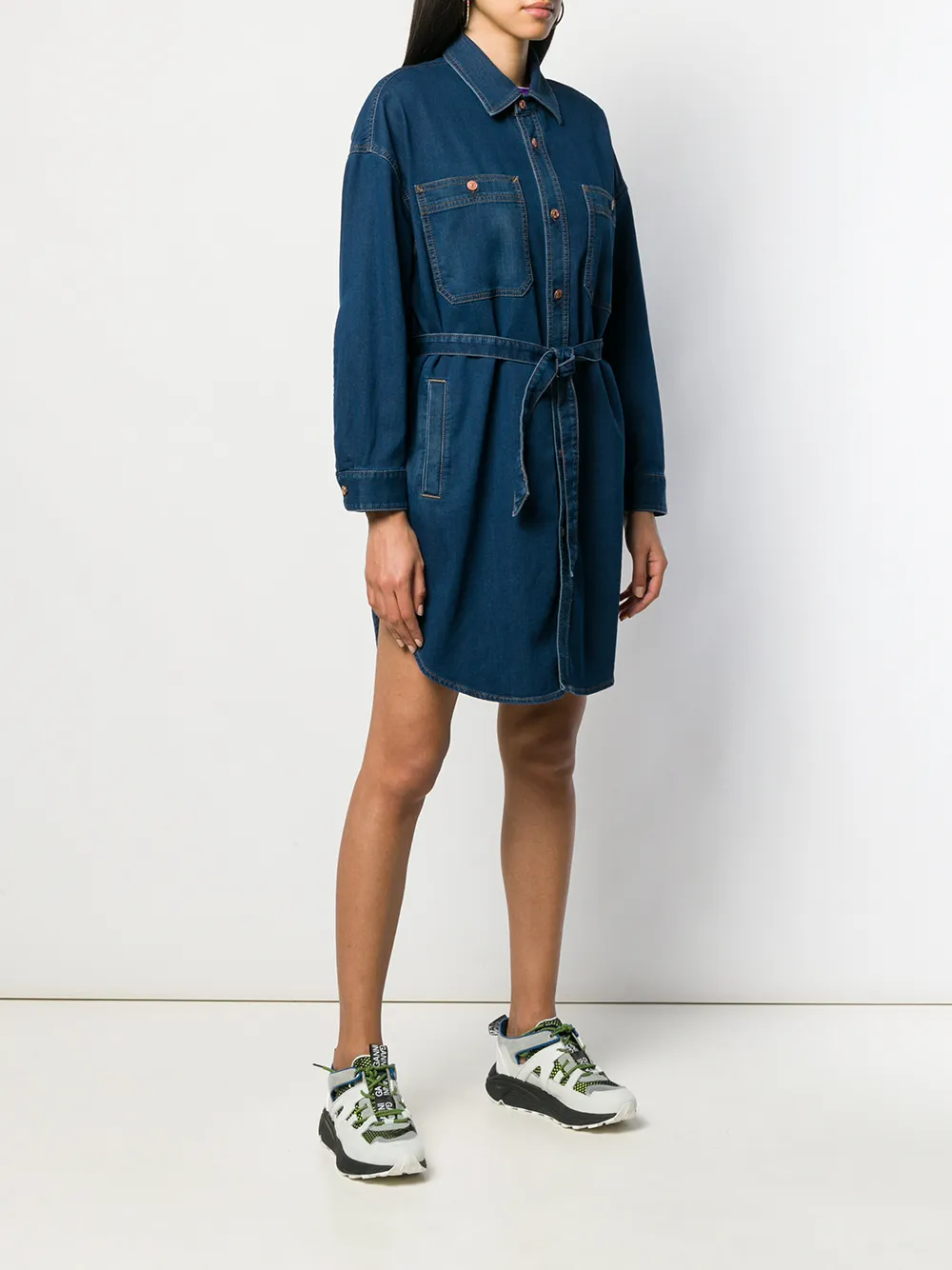  Diesel Jeans Hemdkleid   Blau 