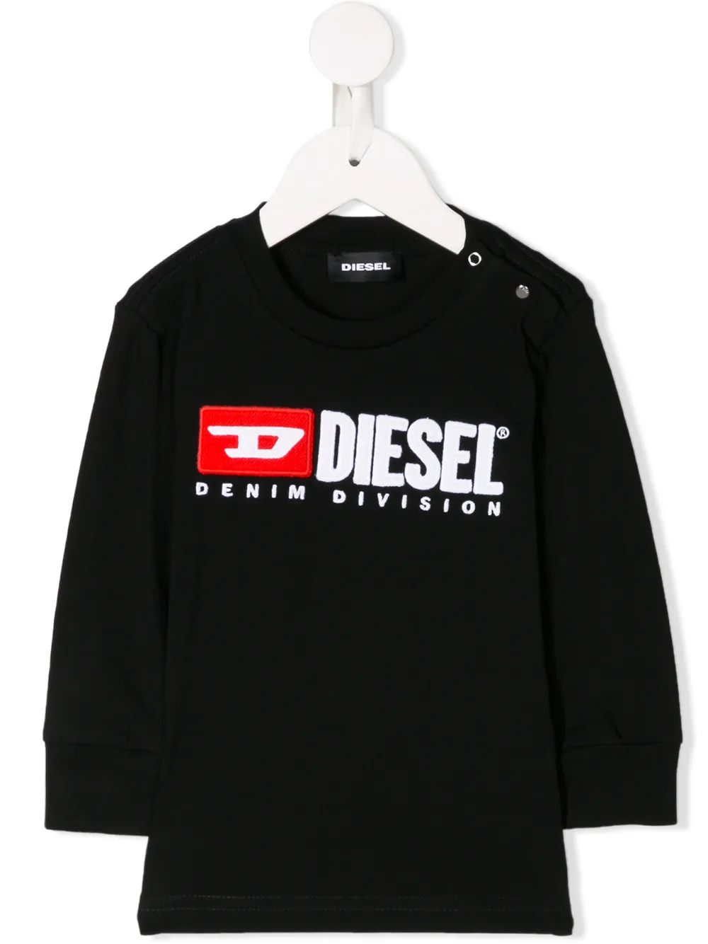 фото Diesel kids толстовка с круглым вырезом и логотипом