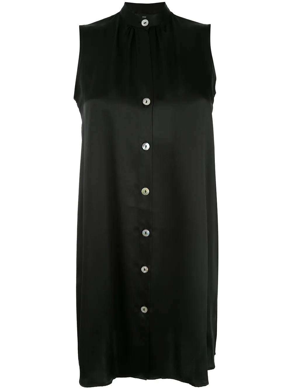 top évasé à design sans manches