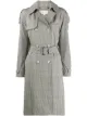 Image 1 of Michael Michael Kors checked trench coat