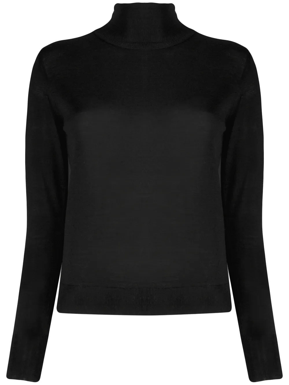 Roberto Collina Klassischer Rollkragenpullover - Schwarz