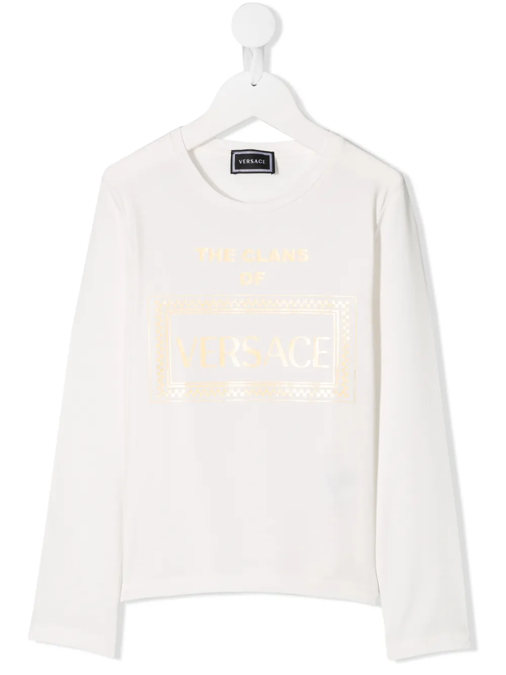 Versace Kids Top met lange mouwen Wit