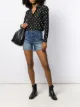 الصورة 2 من Saint Laurent قميص منقط بأزرار