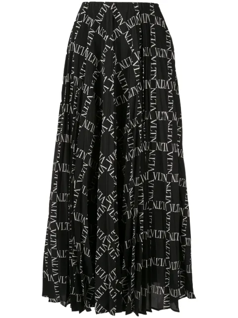 Valentino Garavani VLTN print skirt