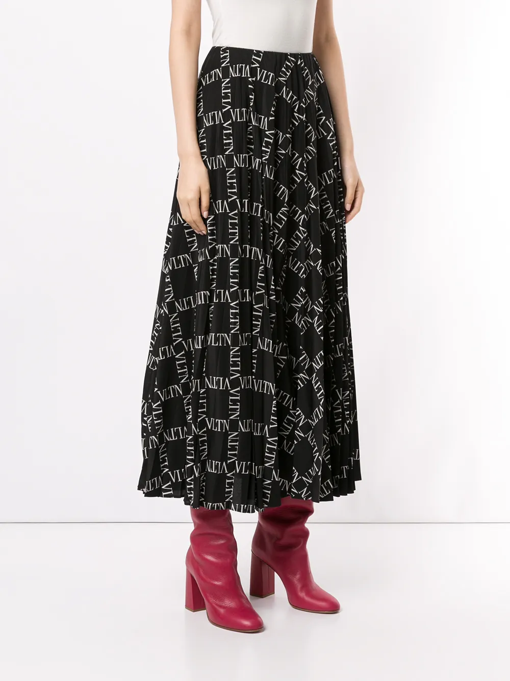 Valentino Garavani Rok met print Zwart