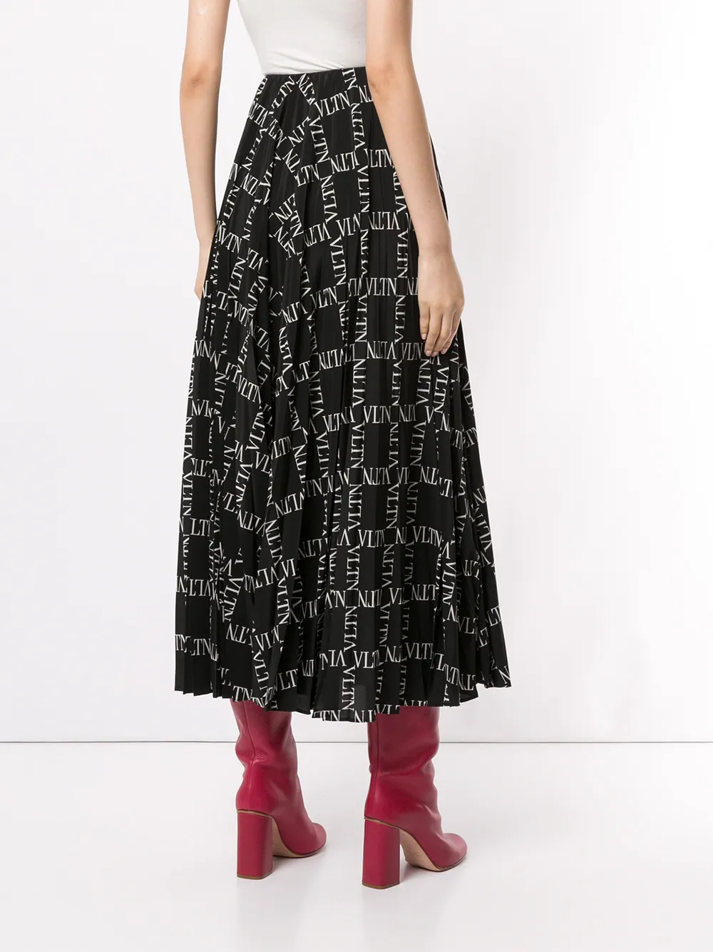 Valentino Garavani Rok met print Zwart