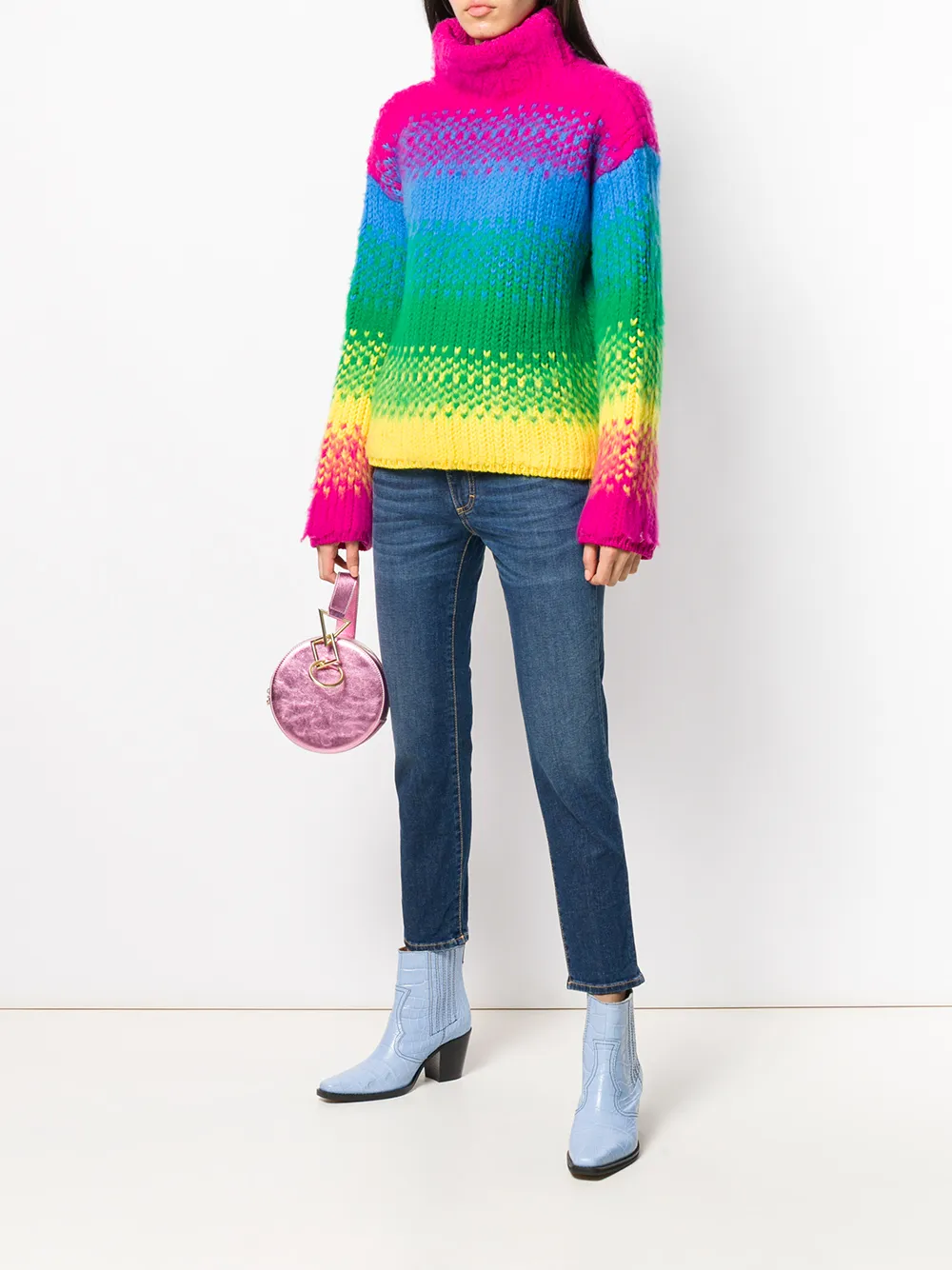 DSQUARED2 Cropped jeans Blauw
