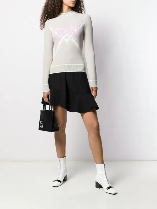 Off-White Swans Knitted Sweater | Neutrals | FARFETCH