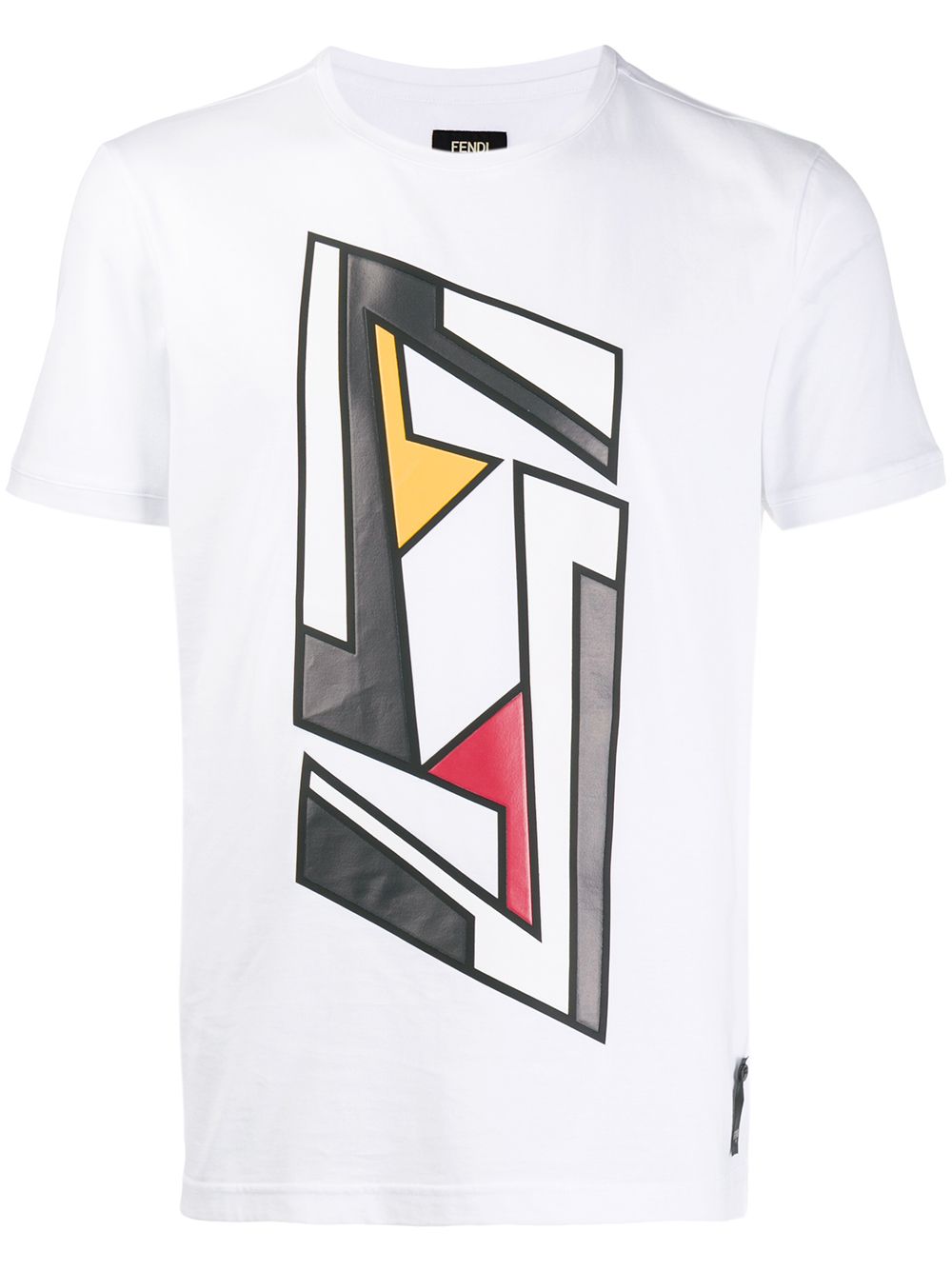фото Fendi футболка с логотипом FF
