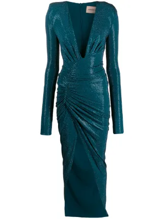 long sleeve fitted maxi dress