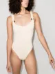 Image 2 of Hunza G Domino crinkle-effect swimsuit