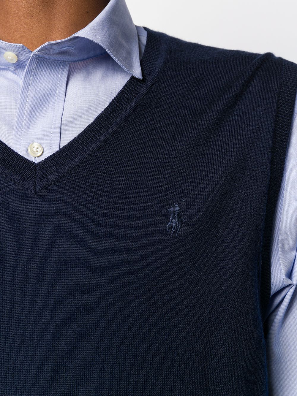 фото Polo ralph lauren свитер без рукавов и с вышитым логотипом