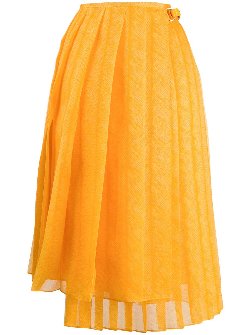 фото Fendi плиссированная юбка с запахом