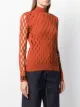 Fendi mesh effect jumper