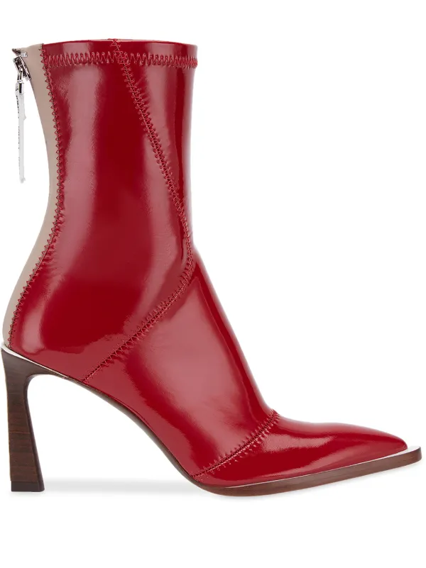 fendi boots red