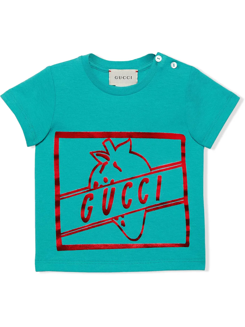 Gucci Kids футболка с принтом Gucci Strawberry Gucci Kids футболка с принтом Gucci Strawberry