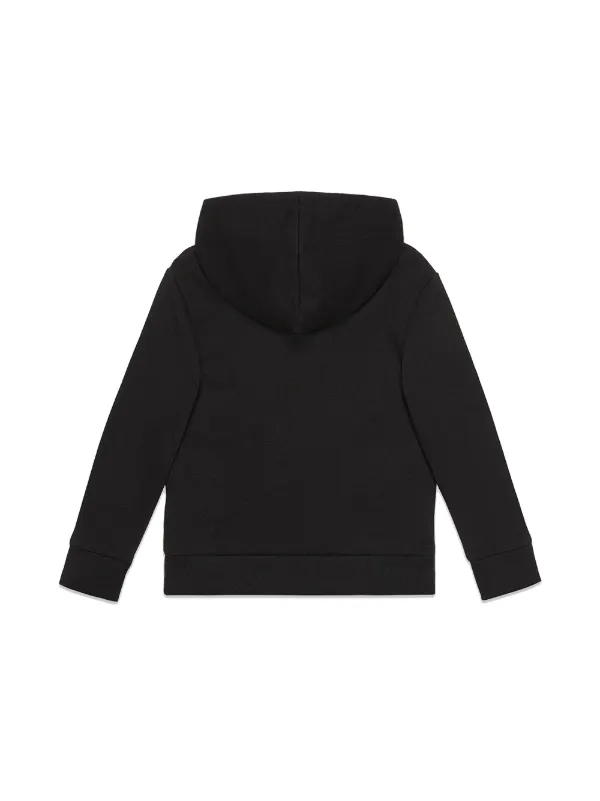 I Love Heart Mules Black Kids Sweatshirt