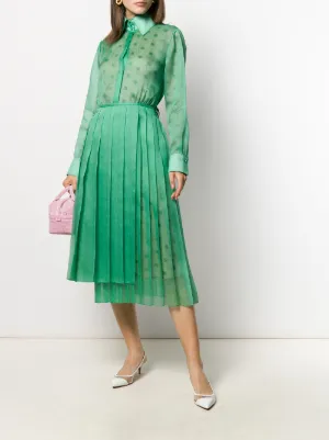 fendi green dress