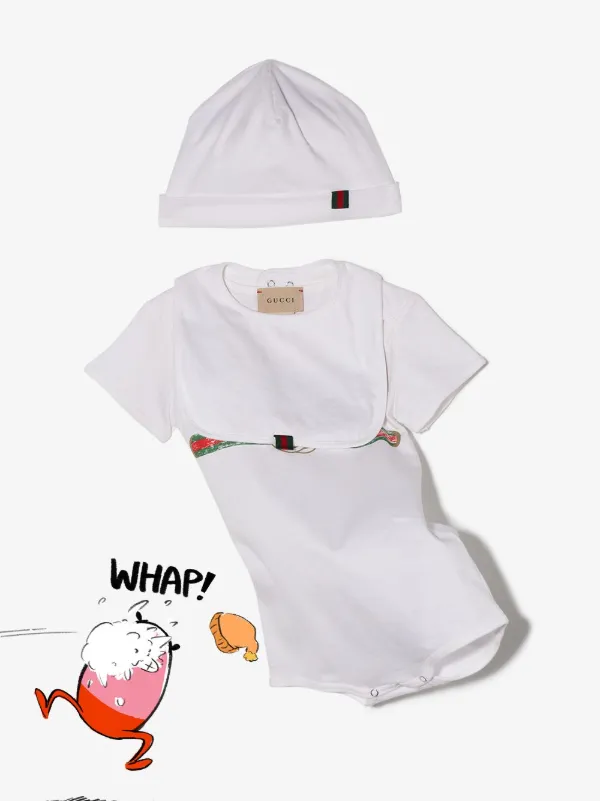 Gucci Kids Logo Printed Babygrow Set - Farfetch