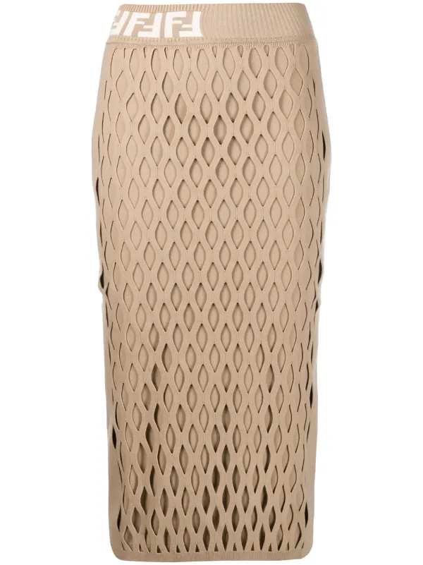 fendi knit skirt