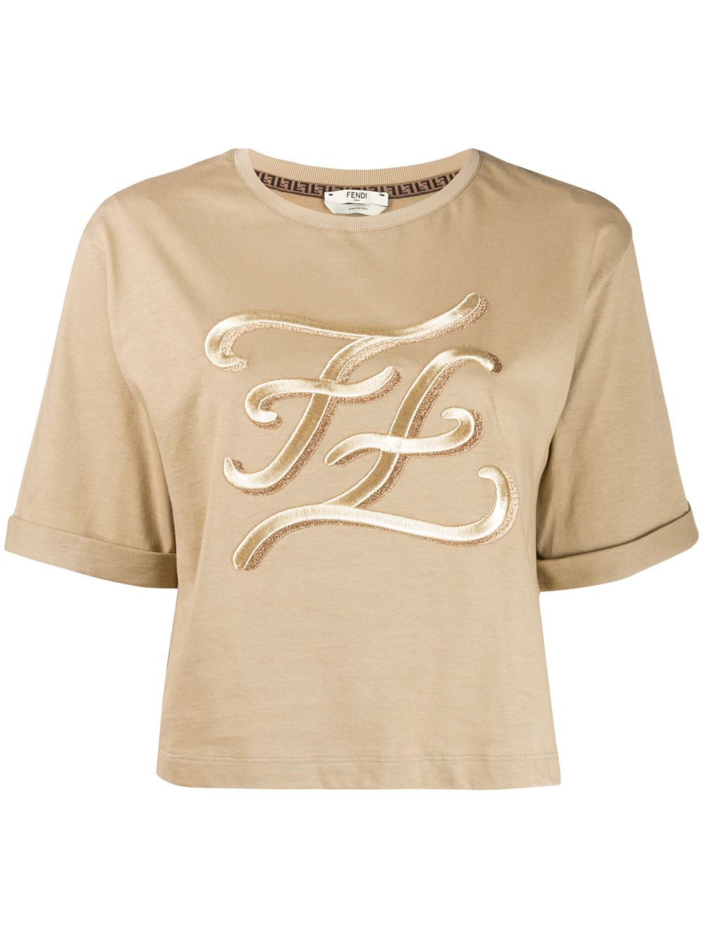 фото Fendi футболка с логотипом