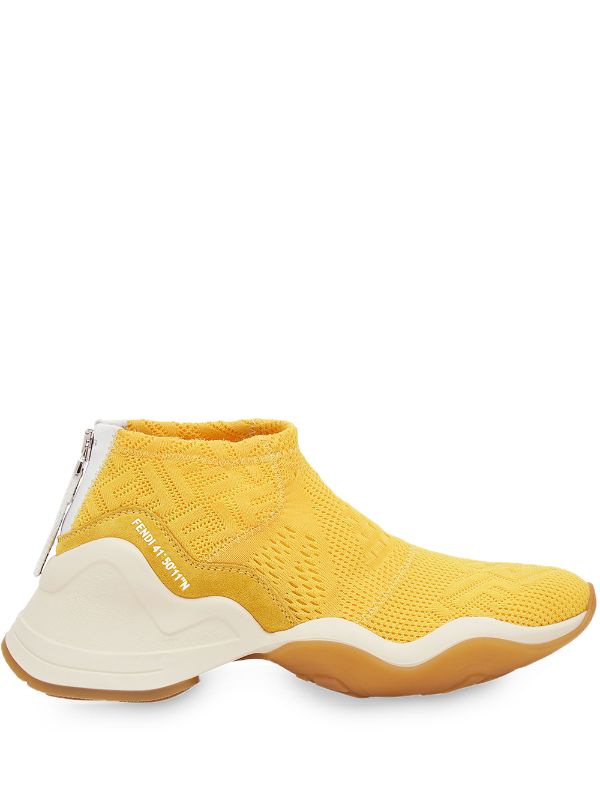 fendi yellow shoes