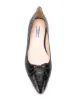 Prada Ballerinas mit spitzer Kappe