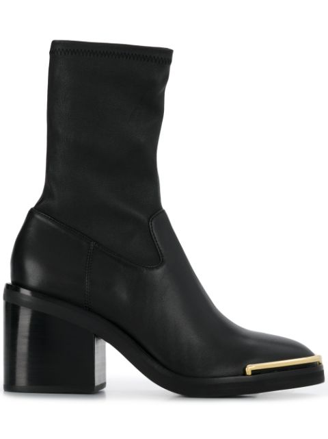 black wedge boots new look