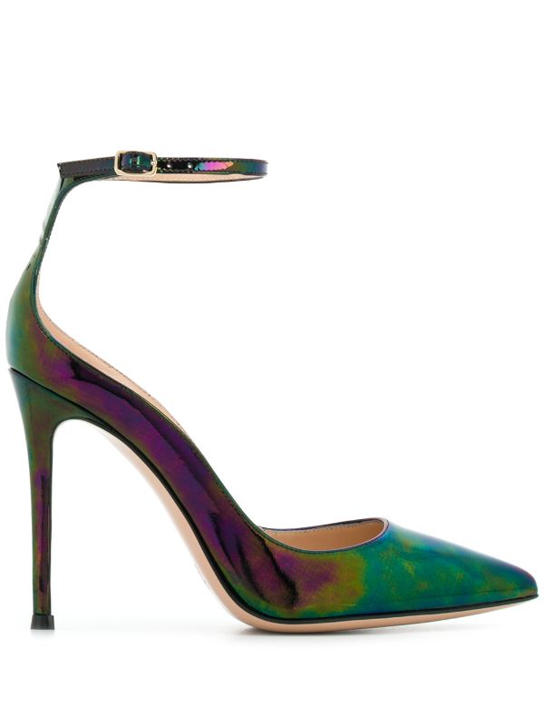 iridescent stiletto heels