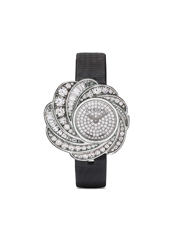 pave diamond watch