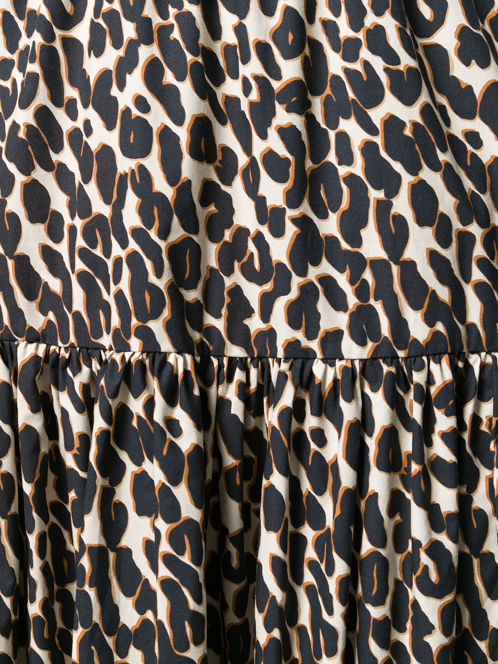 фото La doublej пышная юбка с леопардовым принтом